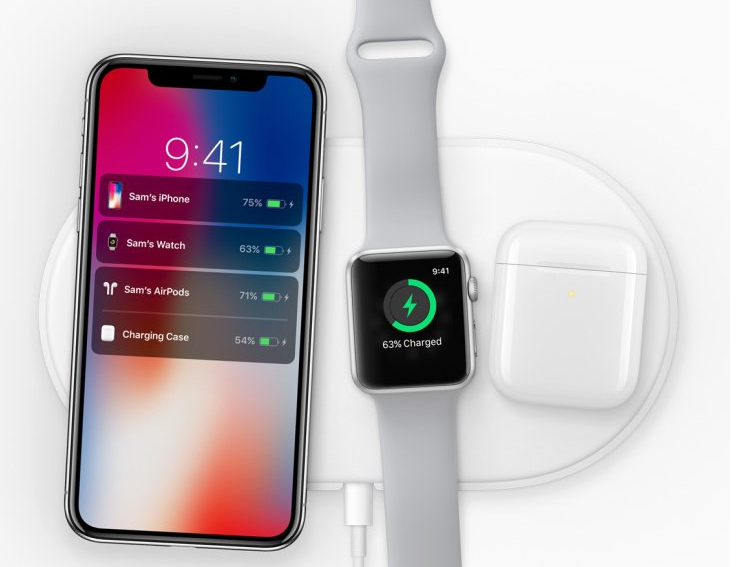 Amazon hot selling airpower iphone x wireless charger iphone x mobile phone wireless charging pad 